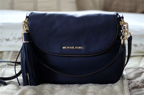 michael kors bedford crossbody black and silver